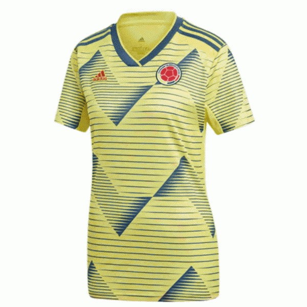 Camiseta Colombia Primera equipación Mujer 2019 Amarillo